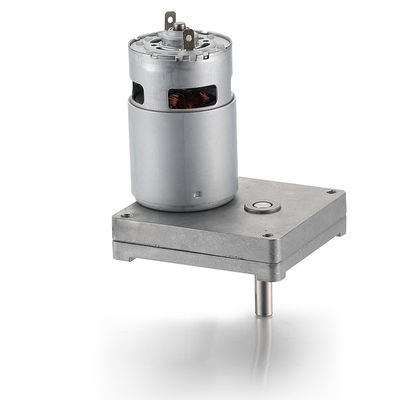 Motor de engrenagem de 42 mm 12 V 24 V, engrenagem de esporão quadrada, motor de corrente contínua escovado, com alto binário