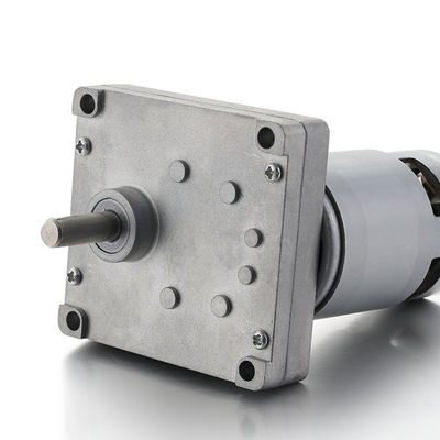Motor de engrenagem de 42 mm 12 V 24 V, engrenagem de esporão quadrada, motor de corrente contínua escovado, com alto binário