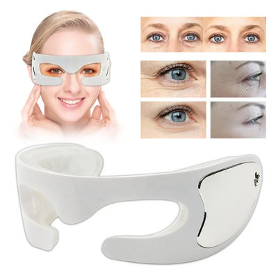 Máquina de cuidados com a pele facial com luz vermelha mascara de terapia de olhos massagista para dispositivo inteligente sem fio