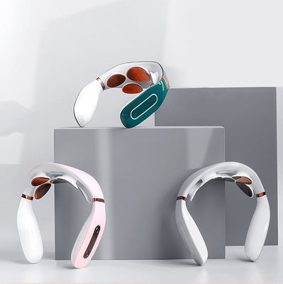 Massagem TNES Pulso Elétrico OLED Display Voz Transmissão Controle Remoto Massagista de pescoço