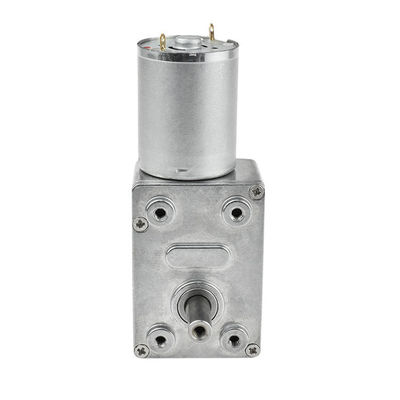 Material de engrenagem de alto binário Metal puro auto-bloqueio Redutor de engrenagem de minhoca Motor elétrico DC