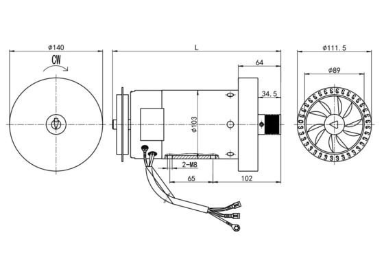 Motor de esteira de potência de saída de 500w com comutação de escovas Super Energy Fitness Design