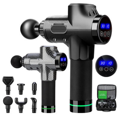 Display LCD 30 Velocidade Eletrônico Portátil Massagista de Vibração Corporal para Relaxar os Músculos