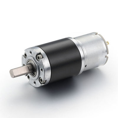 Alto Torque 0.03-2N.m 36mm DC Motor de esteira com baixo ruído e cor preta 12V 24V