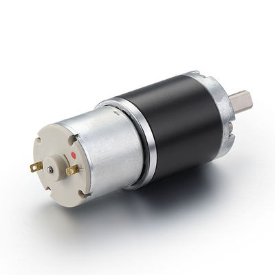 Alto Torque 0.03-2N.m 36mm DC Motor de esteira com baixo ruído e cor preta 12V 24V