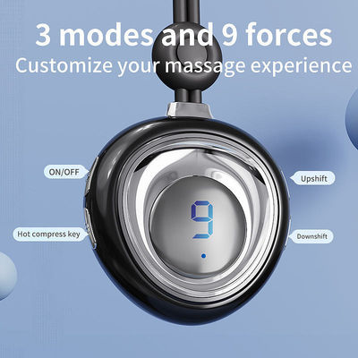 Massagista elétrico recarregável de pulso no pescoço para massagem personalizada e alívio do ombro