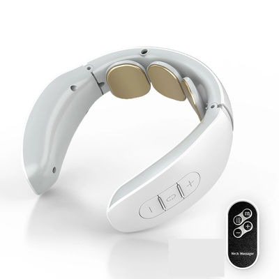 Massagista de pescoço de pulso eletromagnético personalizado alivia a dor muscular cervical com calor
