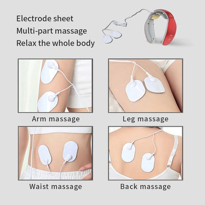 Massagista de pescoço de pulso eletromagnético personalizado alivia a dor muscular cervical com calor