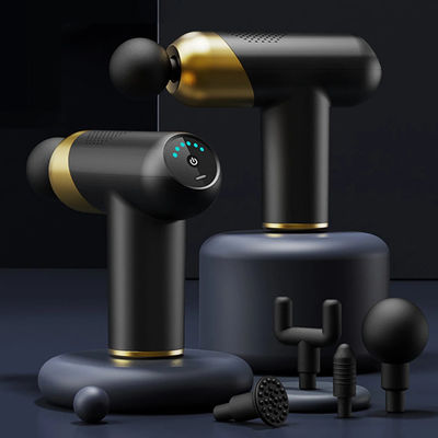 Arma de massagem corporal para percussão de tecidos profundos e função de controle de tempo de alívio da dor