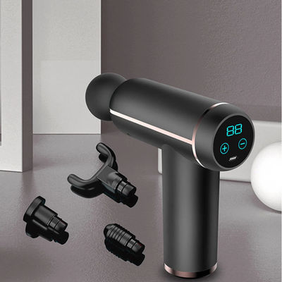 Arma de massagem corporal para percussão de tecidos profundos e função de controle de tempo de alívio da dor