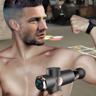 16.8V/24V Mini Massage Gun Fascial para relaxação do corpo sem fio e velocidade ajustável