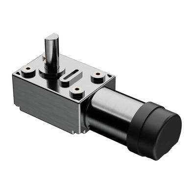 65% de eficiência Motor elétrico DC de alto torque 24V Motor de engrenagem de minhoca com freio de engrenagem de redução