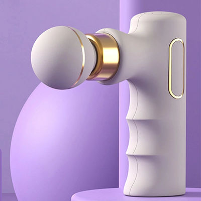 2024 Logotipo personalizado Mini Massage Gun para relaxação muscular fascial portátil e eficaz