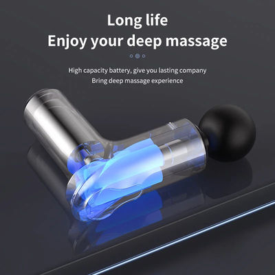 5 níveis de velocidade Mini Massager Pistola portátil para terapia de percussão de tecidos profundos direcionados