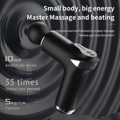 5 níveis de velocidade Mini Massager Pistola portátil para terapia de percussão de tecidos profundos direcionados