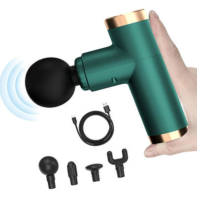 Relaxa os músculos com 4 velocidades Pistola de massagem de percussão potente 920g Mini Metal ABS Design