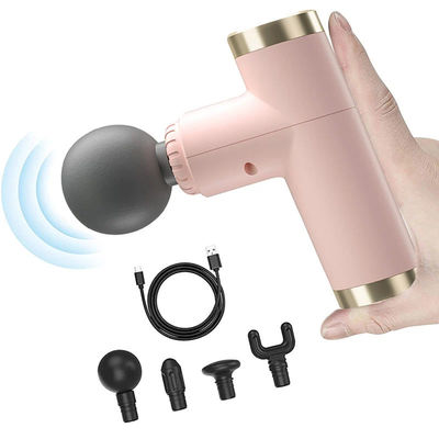 Relaxa os músculos com 4 velocidades Pistola de massagem de percussão potente 920g Mini Metal ABS Design