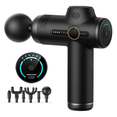 Pistola de massagem de músculos da fáscia mini com 5 níveis de velocidade de bolso 2-3 horas de tempo de carga