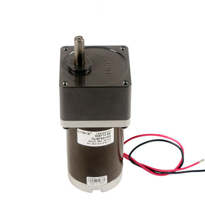Servomotor de corrente contínua de baixa rotação, totalmente fechado, de fase única de 12 V, com 65% e potência de saída de 36 W