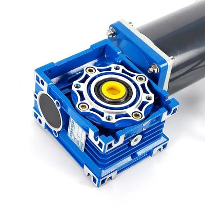 Motor elétrico de corrente contínua de 6w-300w com caixa de engrenagens de minhoca NMRV 12V/24V/48V 60mm-104mm Motor de corrente contínua