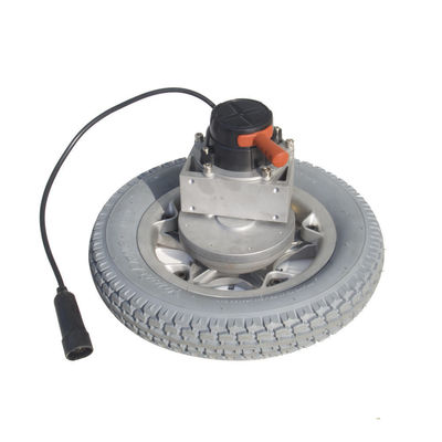 Motor de tração de cadeira de rodas de 250w 24v DC Motor de engrenagem sem escovas com travagem eletromagnética