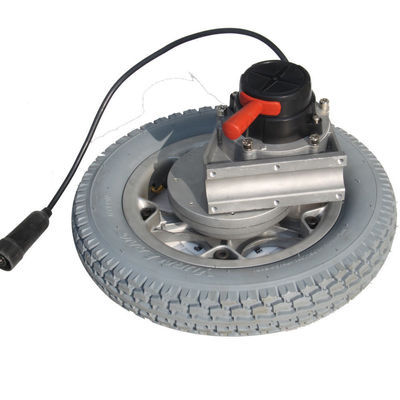Motor de tração de cadeira de rodas de 250w 24v DC Motor de engrenagem sem escovas com travagem eletromagnética