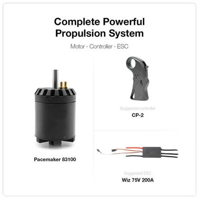 Ímã permanente 4kw Potência de saída Pequeno motor DC sem escovas para tabuleiro de surf elétrico