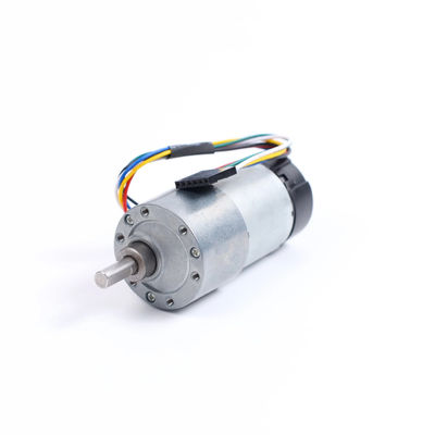 Motor automático de porta de 12V pequeno ímã permanente motor elétrico com redução DC motor de engrenagem 37mm