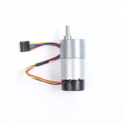 Motor automático de porta de 12V pequeno ímã permanente motor elétrico com redução DC motor de engrenagem 37mm