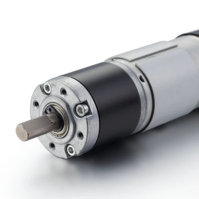 Eficiência 65% Pequeno motor para porta automática Motor de porta automática 28 mm Motor planetário de engrenagem escovada DC