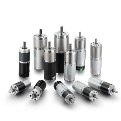 Eficiência 65% Pequeno motor para porta automática Motor de porta automática 28 mm Motor planetário de engrenagem escovada DC
