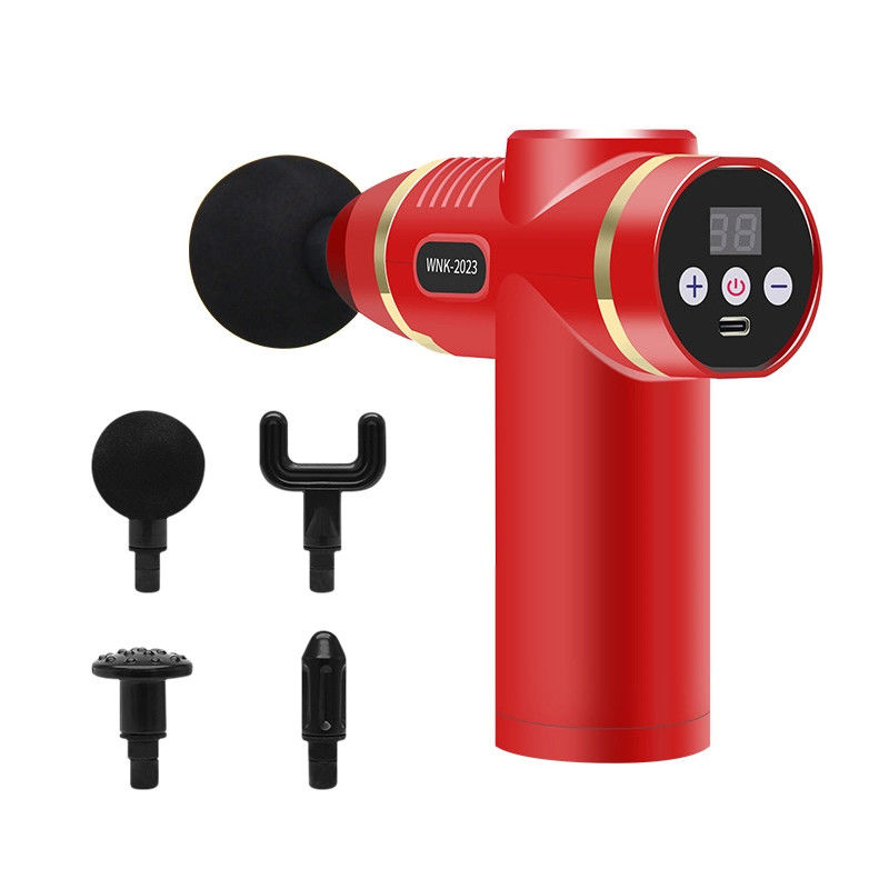 Mini Body Percussion Massage Gun para relaxar músculos e massagem fascial de tecidos profundos