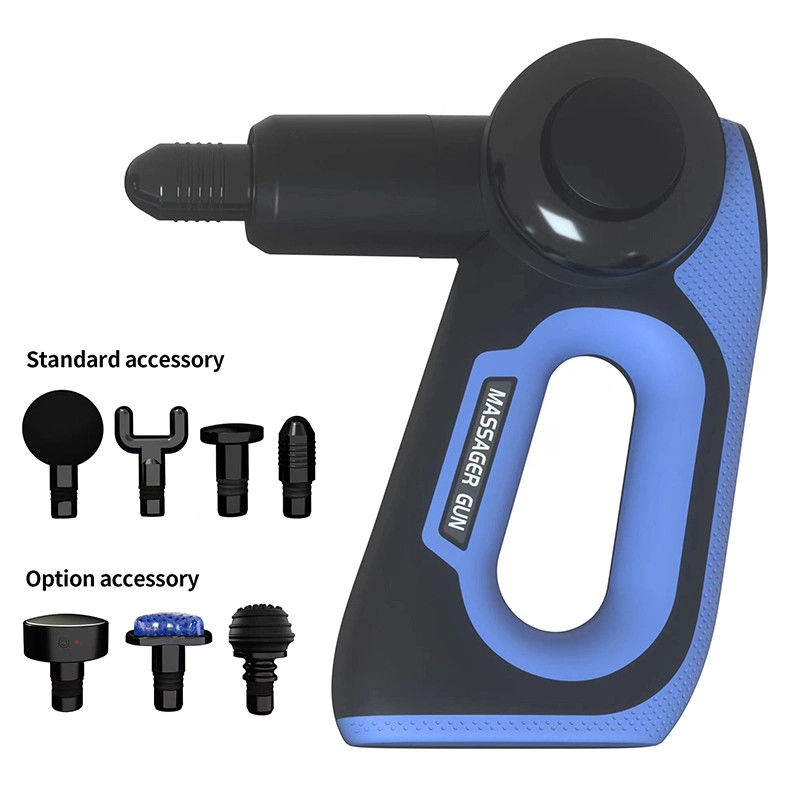 Nano Silica Gel Handle Pistola de Massagem Elétrica para Recuperação Muscular e Alivio da Dor