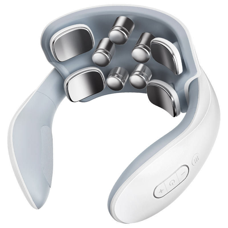 0.5 kg de viagem personalizada Smart Wireless Massager Elétrico em forma de U para pescoço e ombro com patch de aquecimento