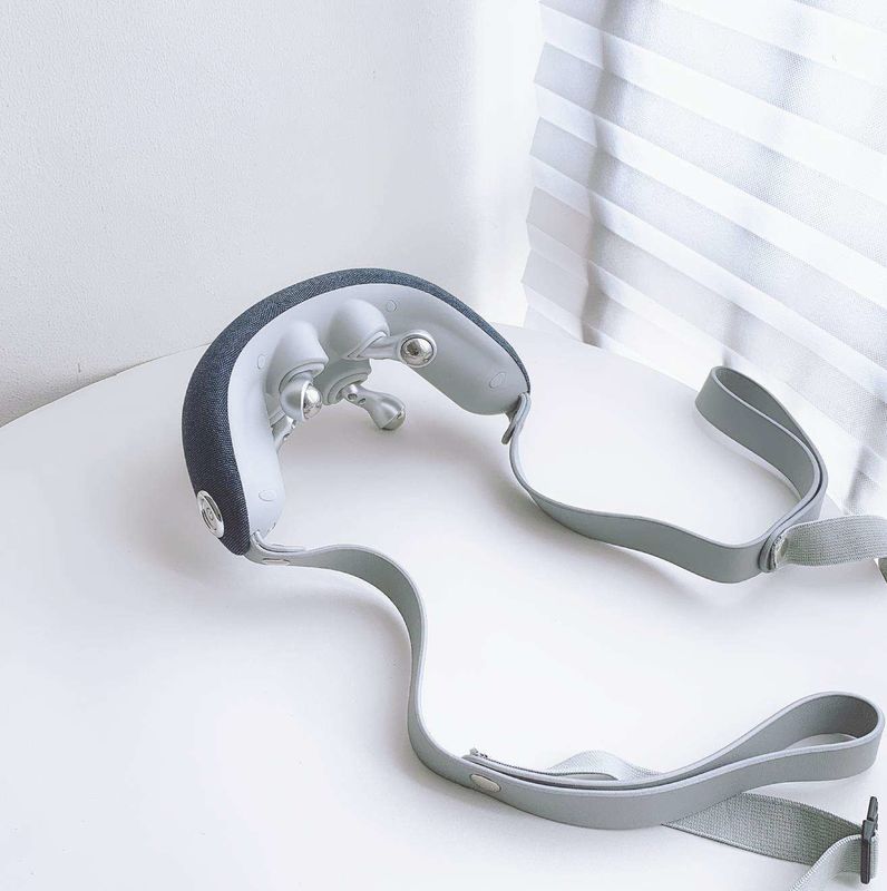 Massagista elétrico de pescoço e ombro de 15W com design térmico e portátil