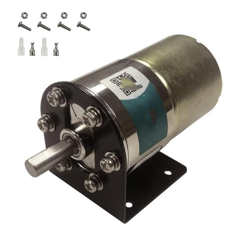 37mm Diâmetro caixa de engrenagens grande motor de redução de torque durável por muito tempo 12V 150rpm