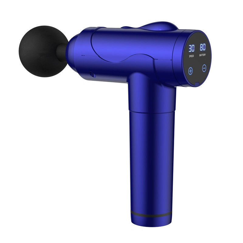 Função de controlo do tempo Arma de massagem elétrica USB Tipo-C para massagem corporal profissional