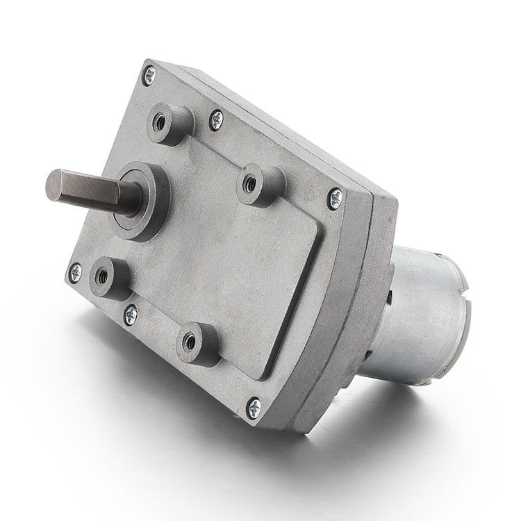 Motor de corrente contínua de alimentação direta de 24 V de 32 mm com caixa prateada e baixo nível de ruído de 75 dB