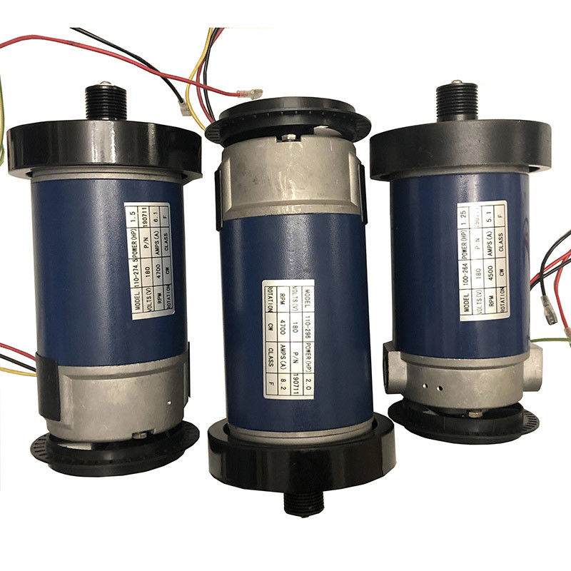 Motor de esteira de 180V DC de alto binário e 8,2A de corrente contínua para equipamentos de fitness