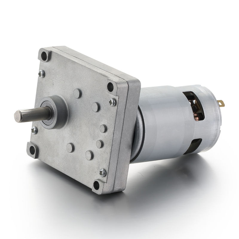 Prata 42 mm de alto torque Quadrado Spur Gear DC Motor 12V 24V 21.1W Brushed DC Gear Motor