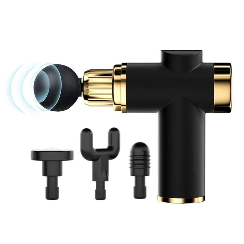 Compressão Quente Mini Fascial Gun para corpo Pescoço Ombro Massagem de Percussão de Tecido Profundo