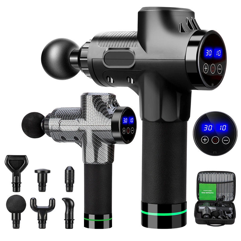 Display LCD 30 Velocidade Eletrônico Portátil Massagista de Vibração Corporal para Relaxar os Músculos