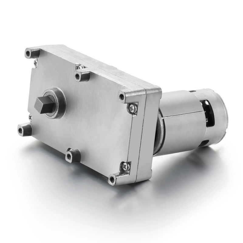 Alto Torque Baixa RPM Universal 12V DC Gear Motor Modelo IP 44 Protecção Spur Gear Design