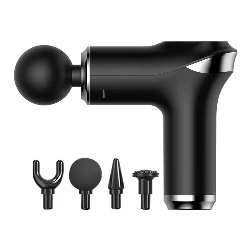 5 níveis de velocidade Mini Massager Pistola portátil para terapia de percussão de tecidos profundos direcionados