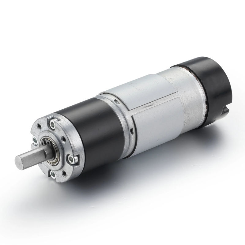 Eficiência 65% Pequeno motor para porta automática Motor de porta automática 28 mm Motor planetário de engrenagem escovada DC